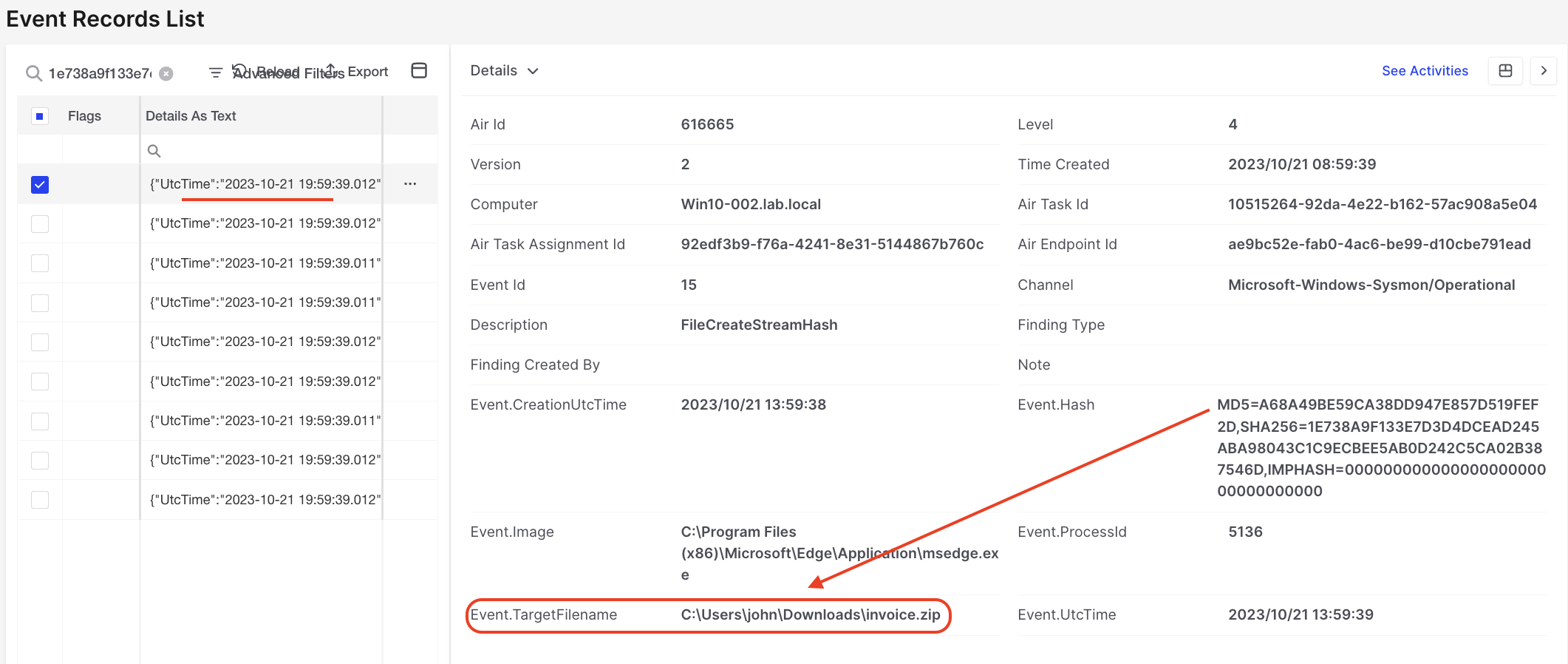 6_Post_4.13_BLOG_Investigating A Malware Attack Using Binalyze AIR’s Investigation Hub