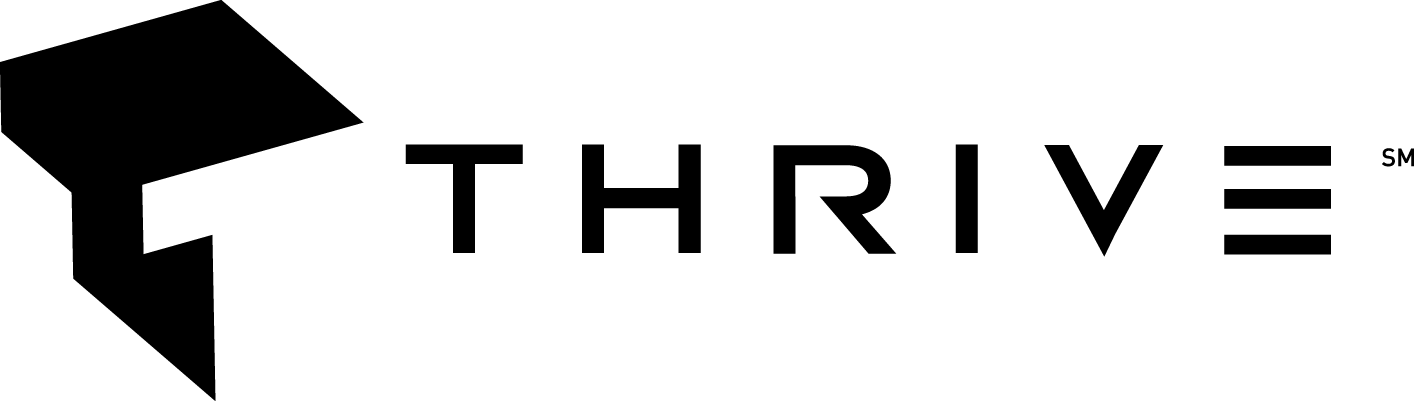 Thrive logo black