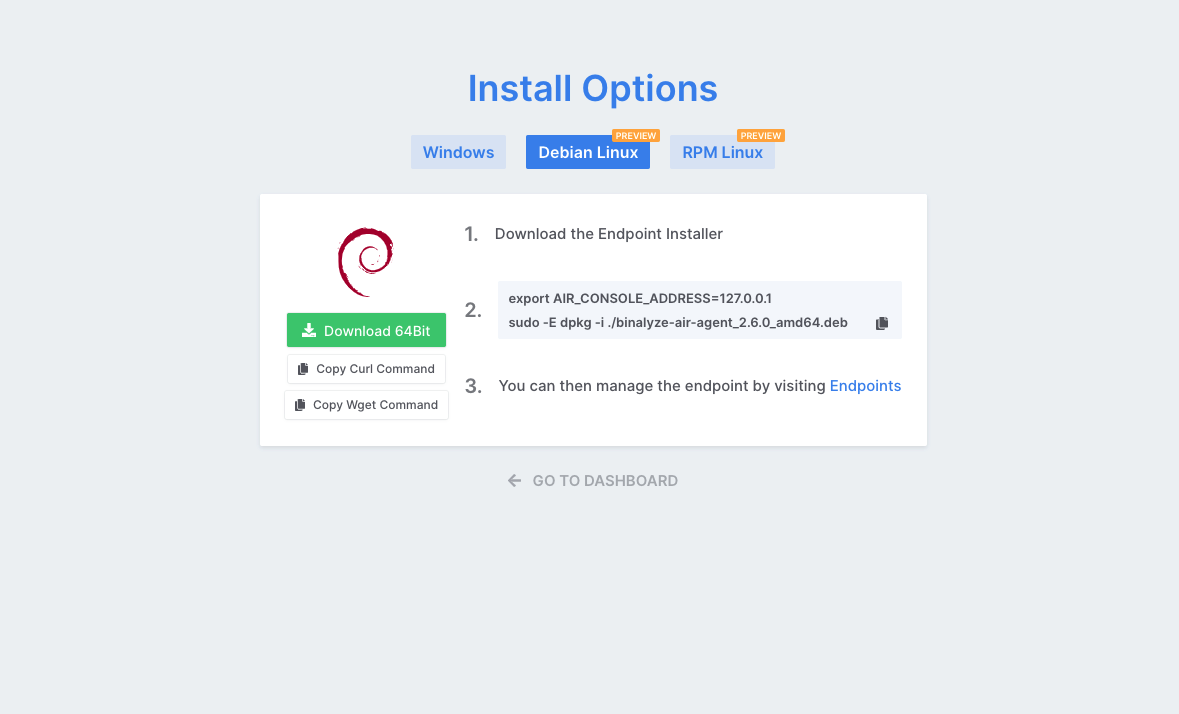 linux-install-binalyze