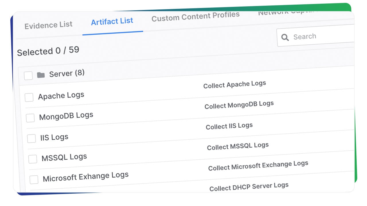 screenshot-artifactlist-tr