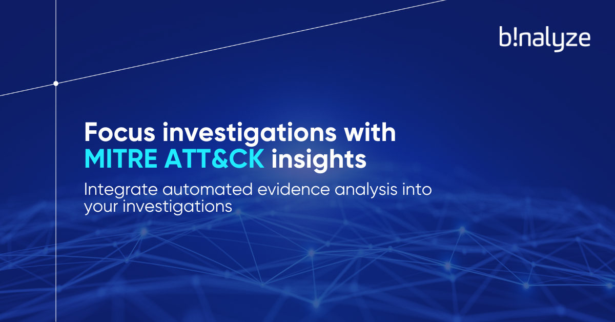 Focus investigations with MITRE ATT&CK insights
